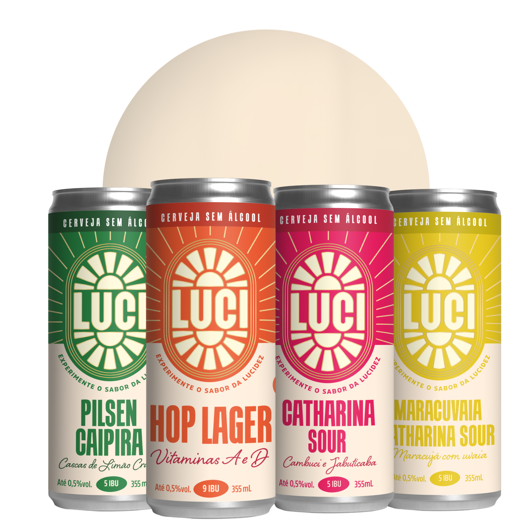 Kit Cervejas Sem Álcool 12 latas Luci™