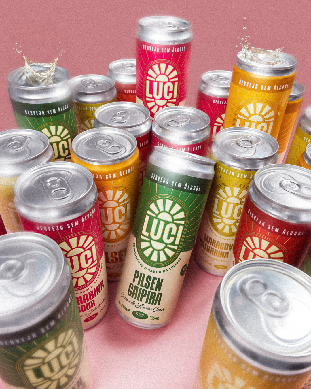 cervejas sem álcool luci 
