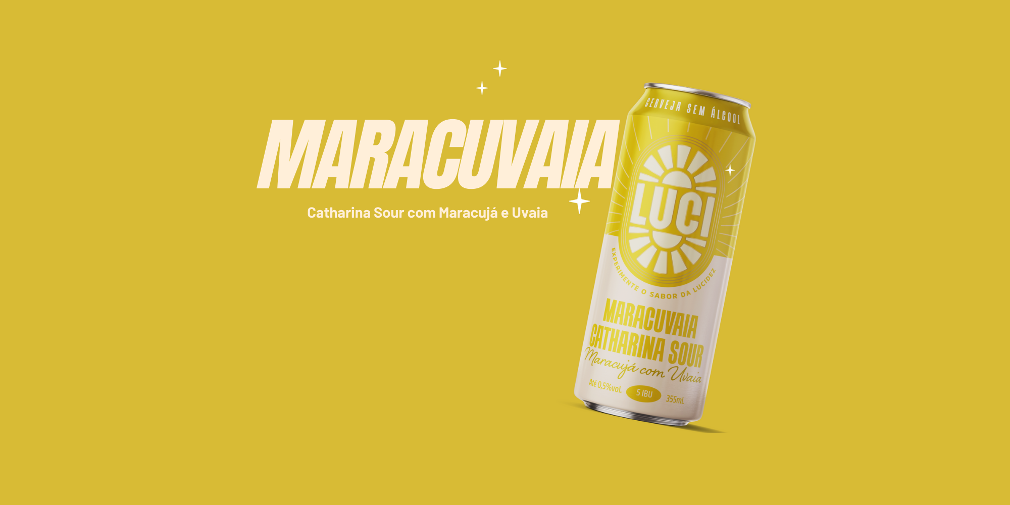 Maracuvaia: A nova Catharina Sour sem álcool da LUCI, com uvaia e maracujá