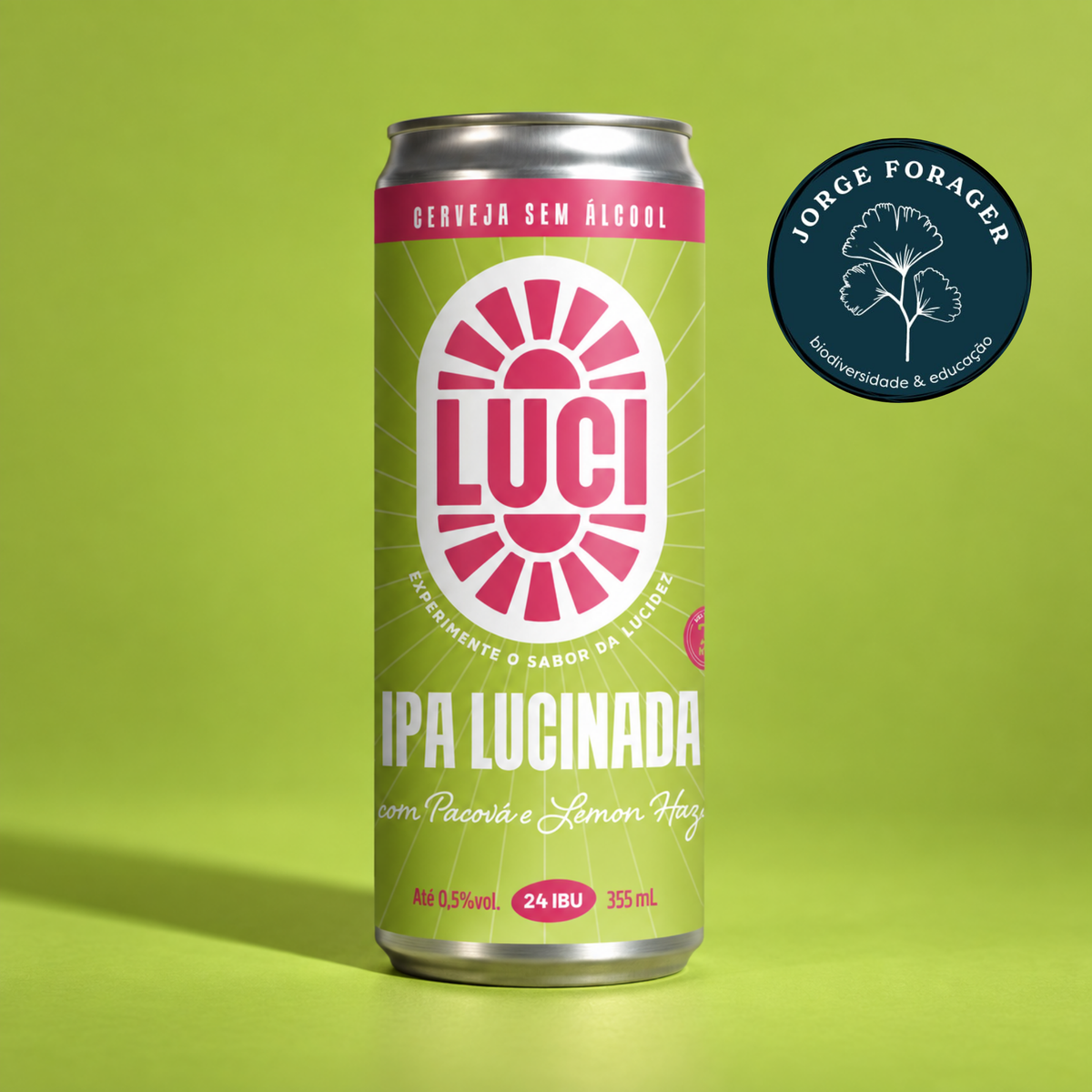 IPA Lucinada Luci® Cerveja sem Álcool Puro Malte