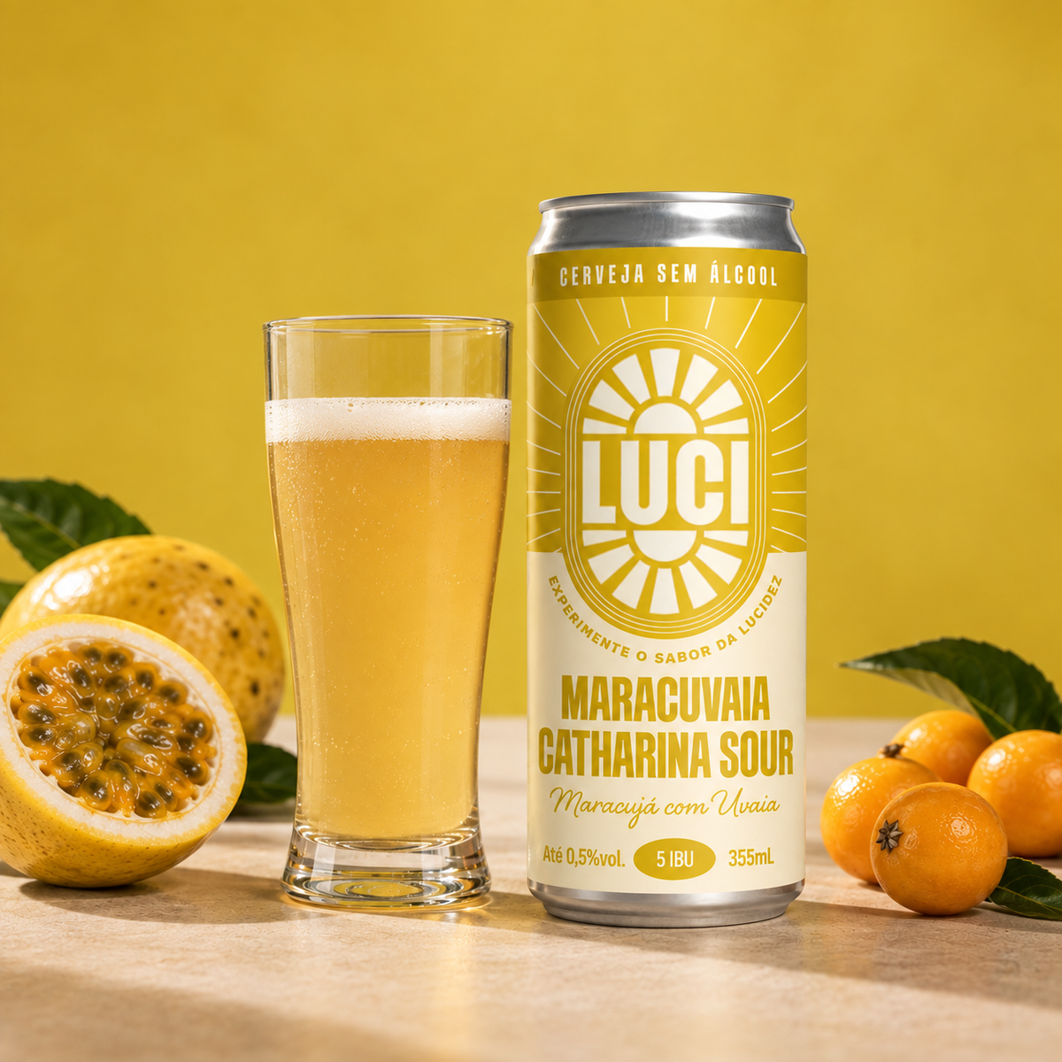 Maracuvaia Luci® Catharina Sour com Maracujá e Uvaia
