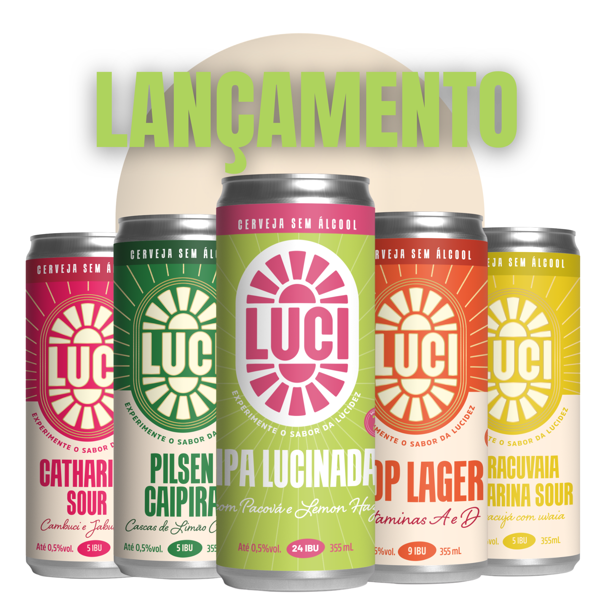 Kit Cervejas Sem Álcool 6 latas Luci™