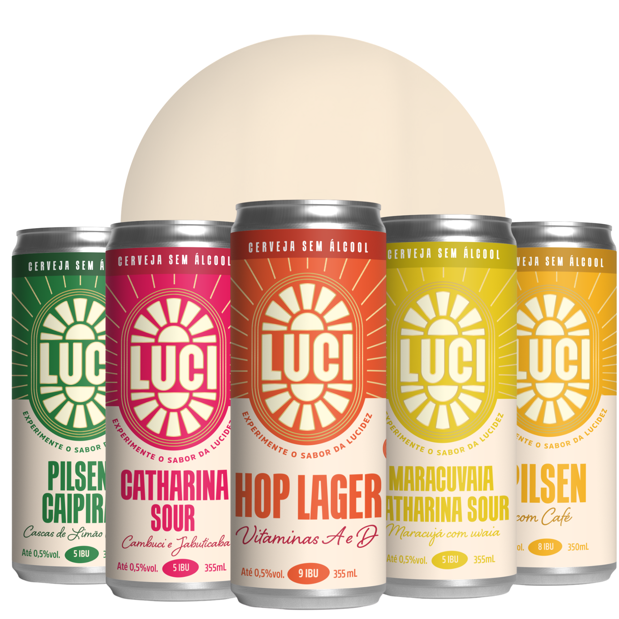 Kit Cervejas Sem Álcool 6 latas Luci™