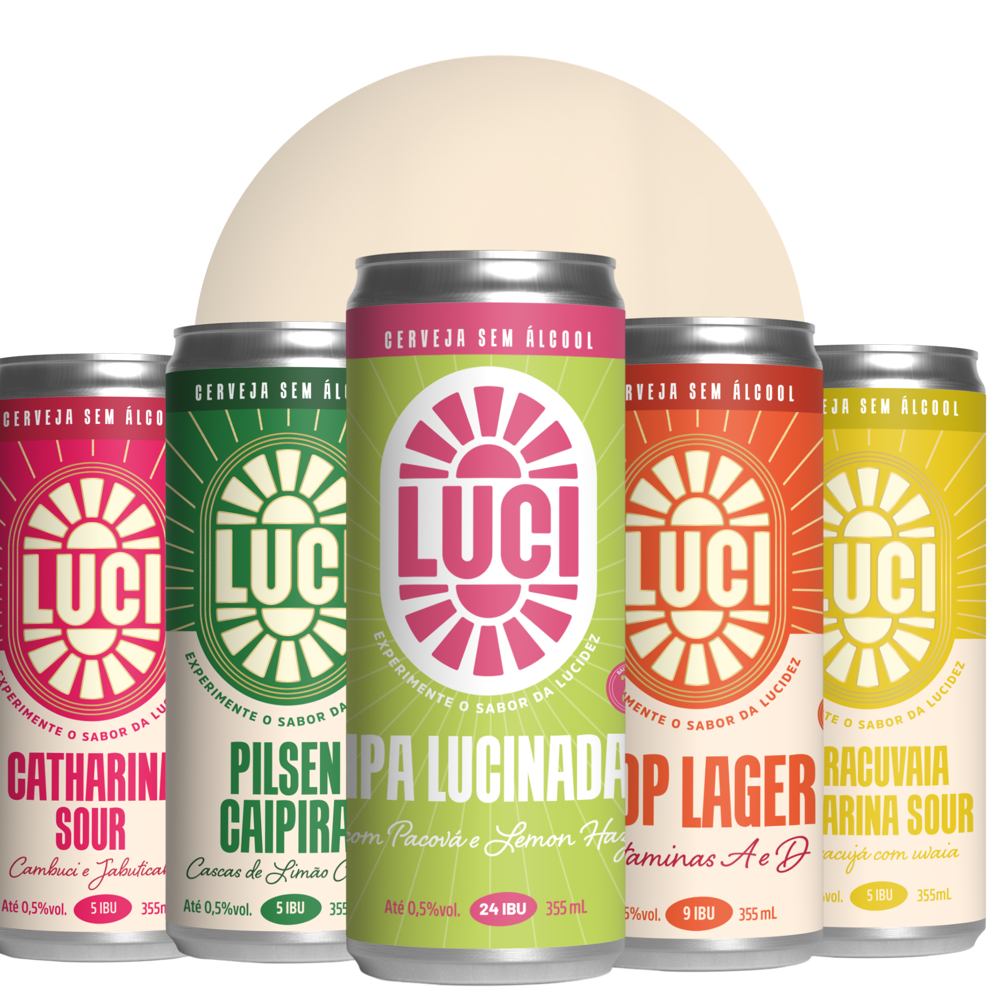 Kit Cervejas Sem Álcool 6 latas Luci™